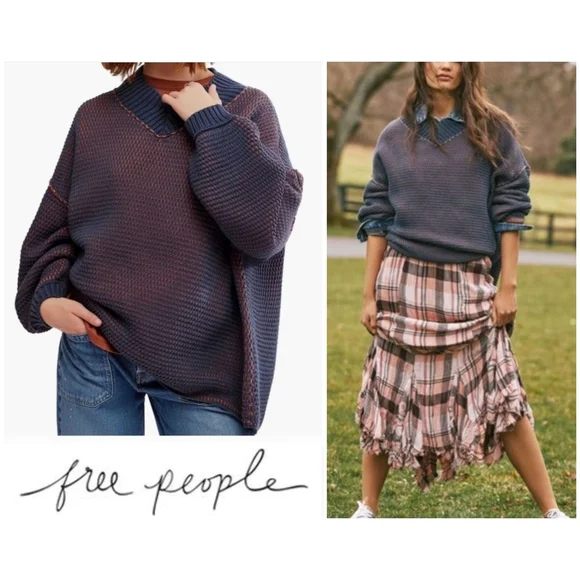 NWT Maisie Oversized Free People Sweater Medium - Picture 1 of 9
